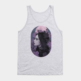 Roses Dark Goth Girl Tank Top